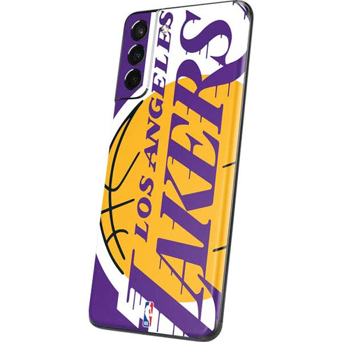NBA Los Angeles Lakers Large Logo Galaxy S21 Plus 5G Skin